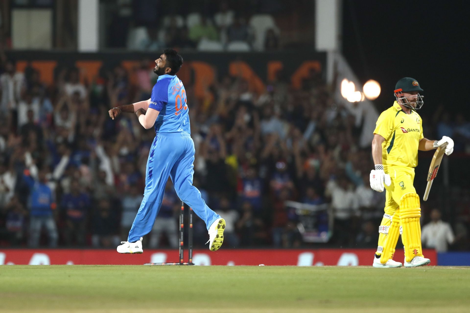 Jasprit Bumrah missed the Thiruvananthapuram T20I with a back problem