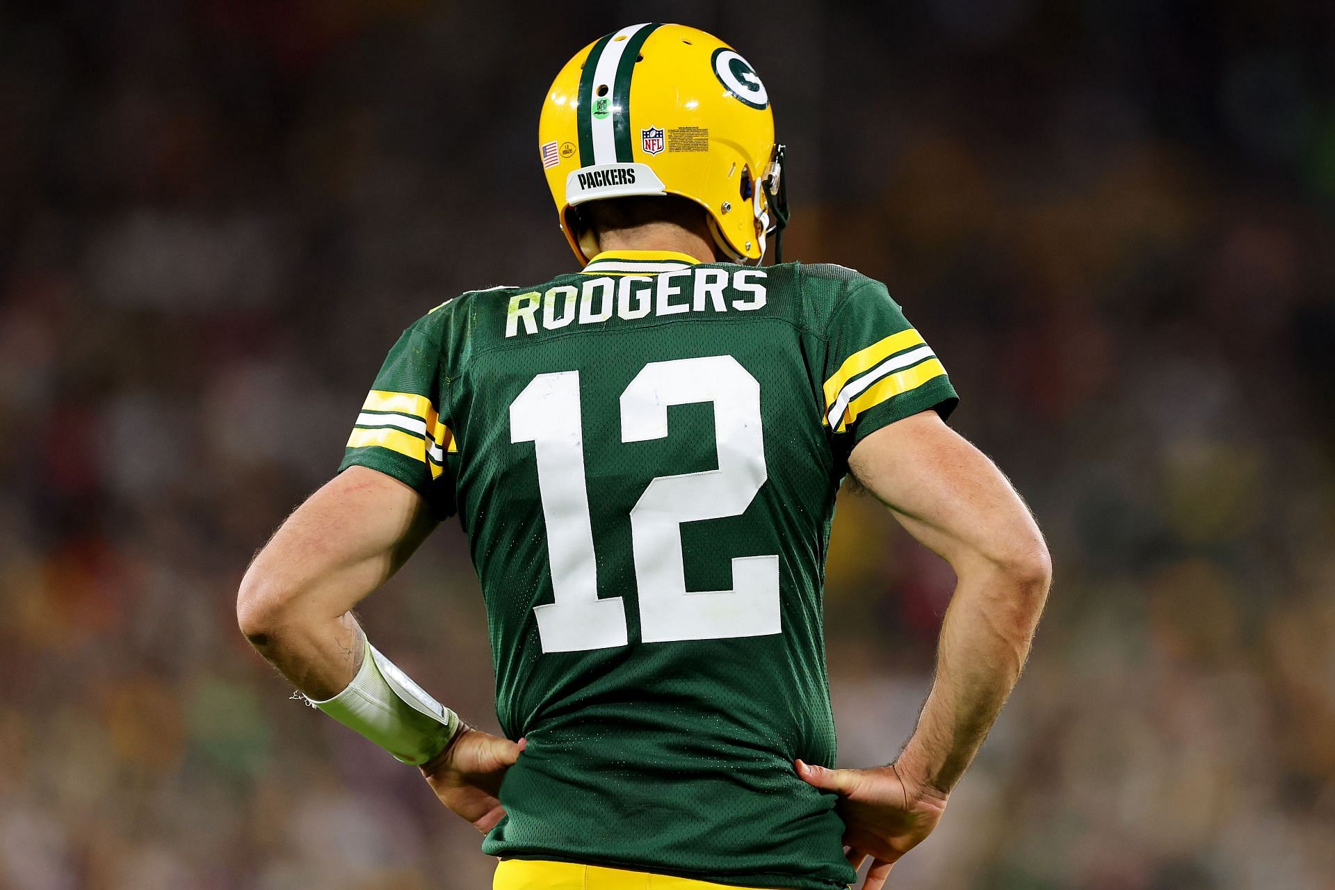 Aaron Rodgers, quarterback of the Green Bay Packers