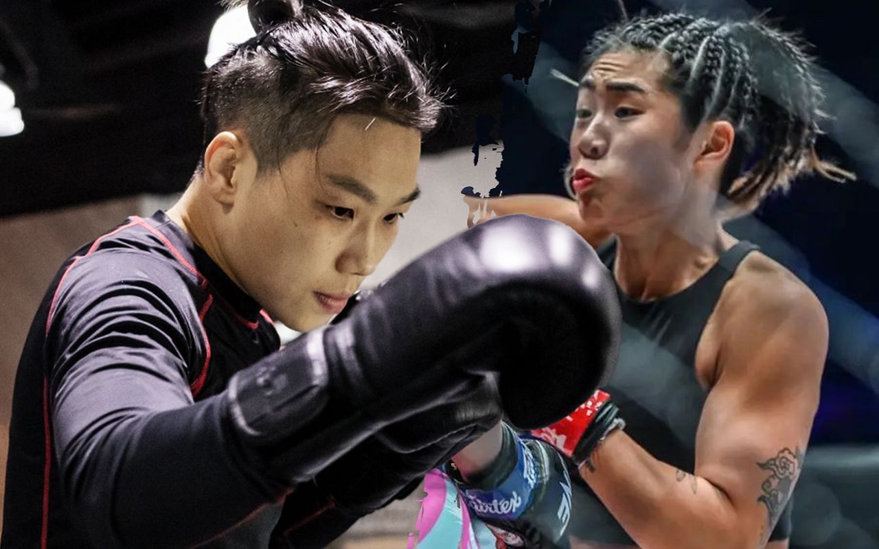 (left) Xiong Jing Nan and (right) Angela Lee [Credit: ONE Championship]