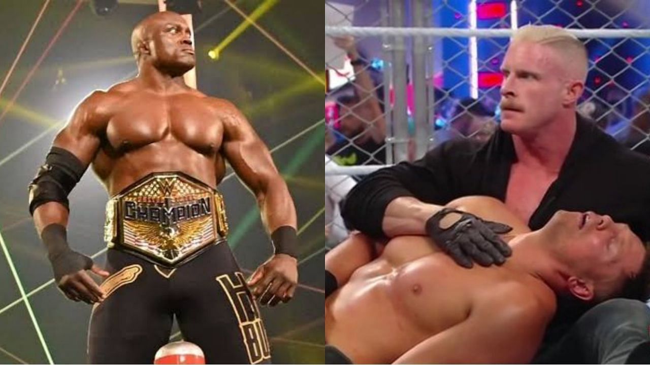 WWE यूएस चैंपियन बॉबी लैश्ले, डेक्सटर लूमिस और द मिज 