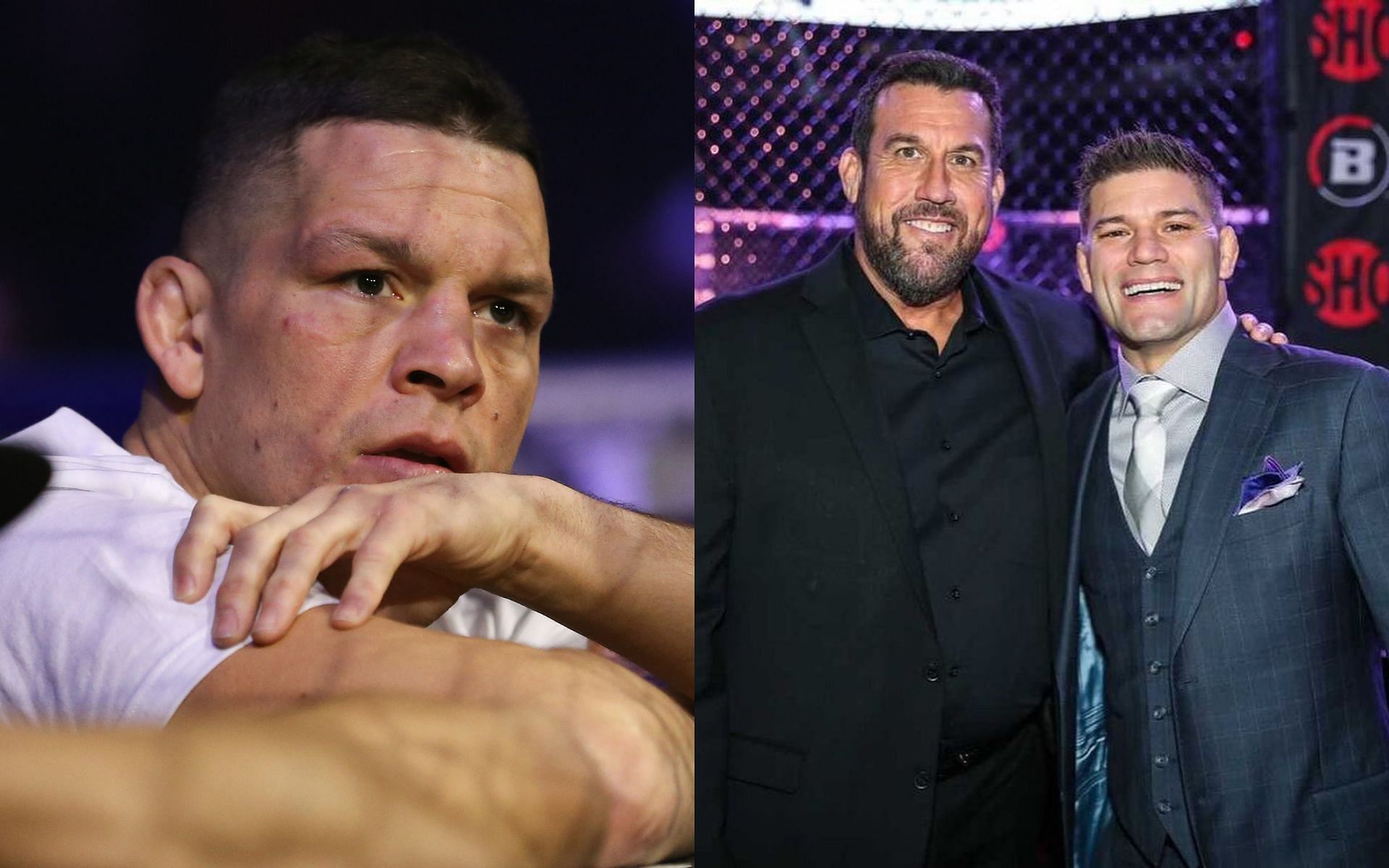 Nate Diaz (Left), McCarthy and Thomson (Right) [Image courtesy: Getty Images and @therealpunk Instagram]