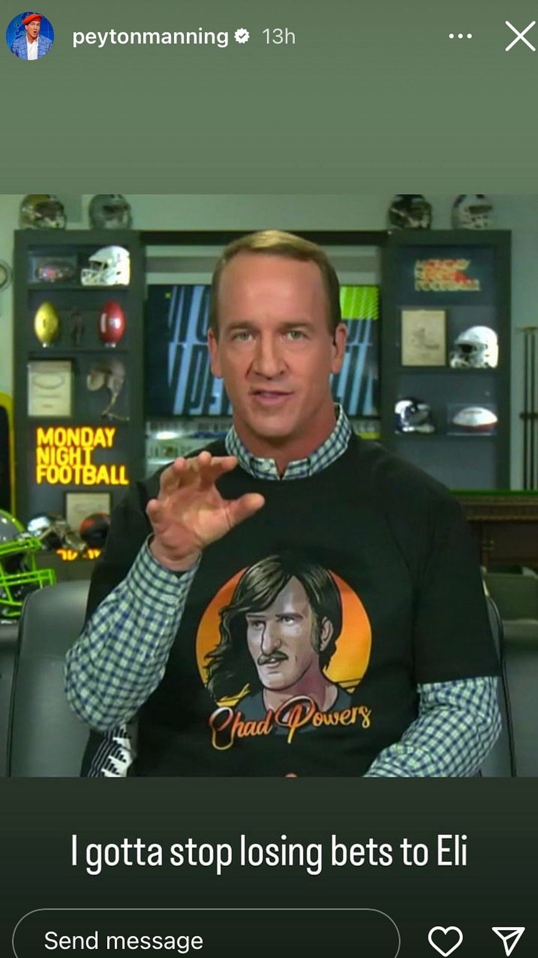 Peyton manning Chad powers shirt, hoodie, sweater, long sleeve and