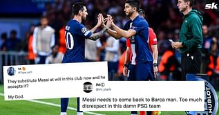 "Nobody gave the ball to Messi", "Too much disrespect" - Lionel Messi fans enraged as PSG manager Galtier substitutes Argentina superstar once again
