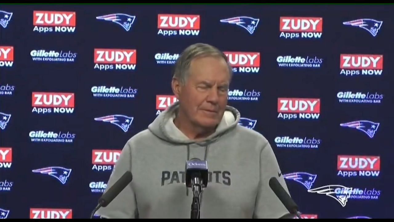 Belichick gave reporters a typical Belichick answer 