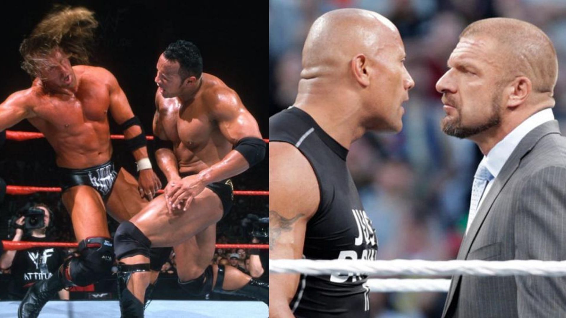WWE veterans, Triple H and The Rock