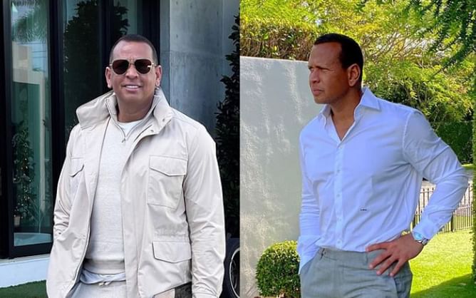 "Left the Dad-bod in 2020" - After splitting up with JLo, Alex Rodriguez showed off his before and after transformation in an Instagram post