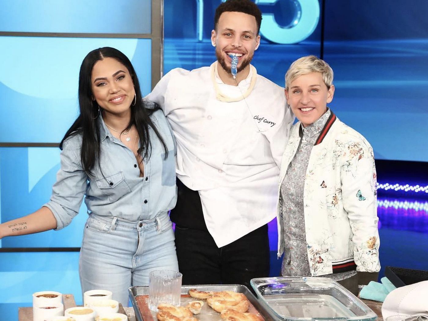 Steph and Ayesha on The Ellen Show