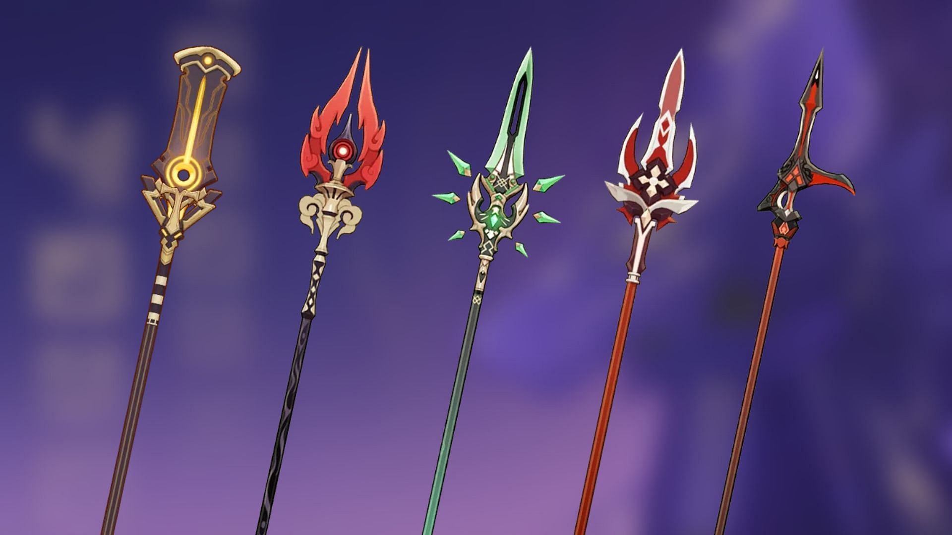 Best Polearm weapons for Cyno (Image via Genshin Impact)