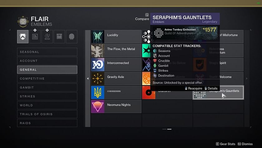 Destiny 2: How to get Seraphim's Gauntlets emblem (2022)