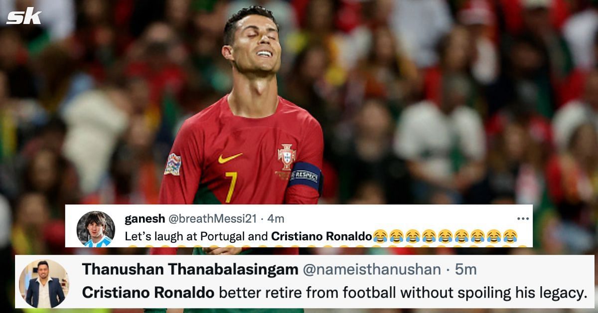 Twitter erupts as Cristiano Ronaldo disappoints in Portugal