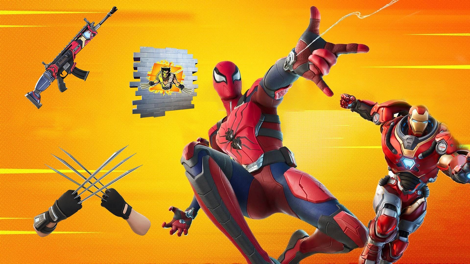 Marvel Unlimited promo code can be used to obtain all of these items (Image via Epic Games)