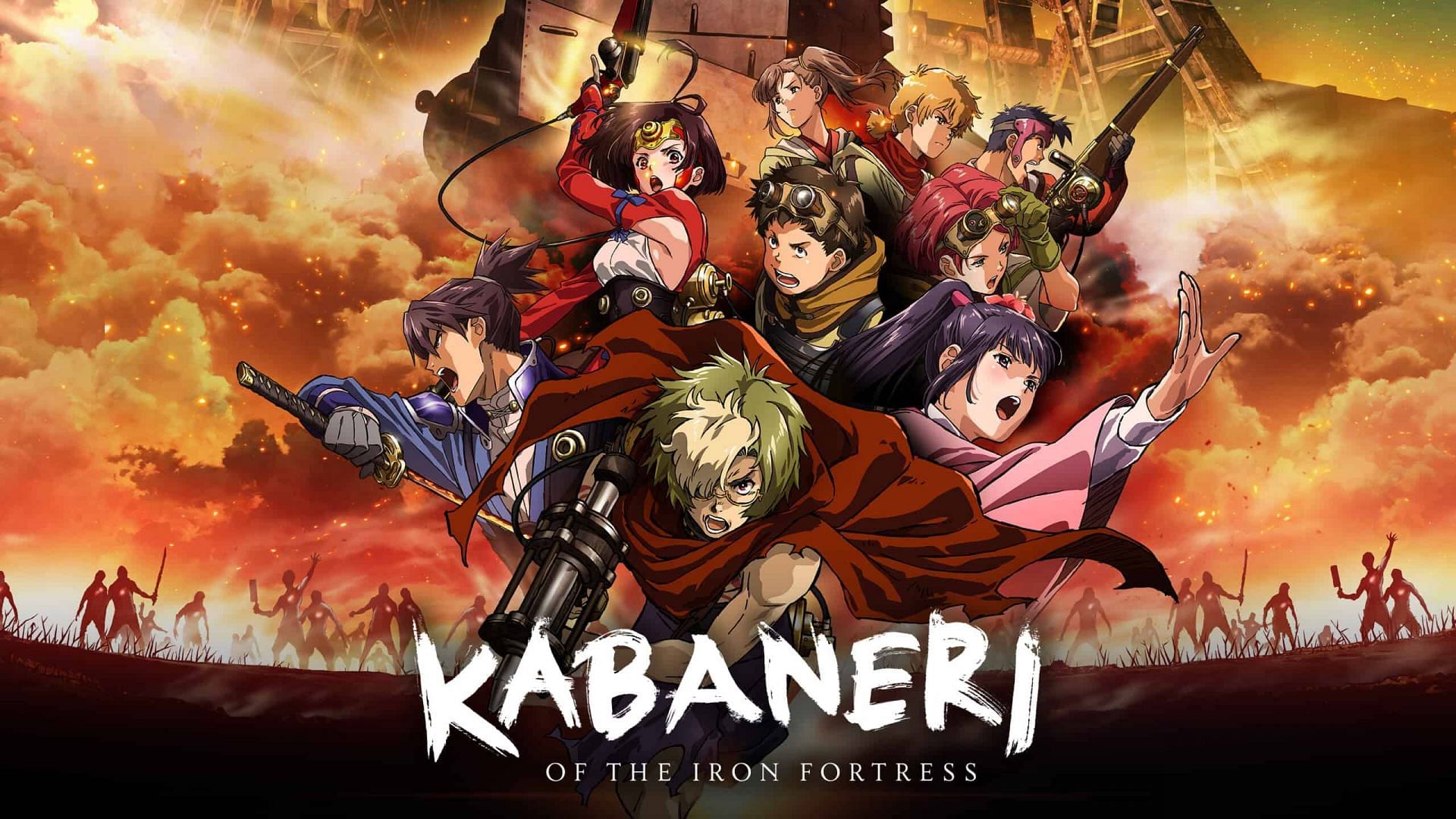 The official poster of Kabaneri of the Iron Fortress (Image via Wit Studio)