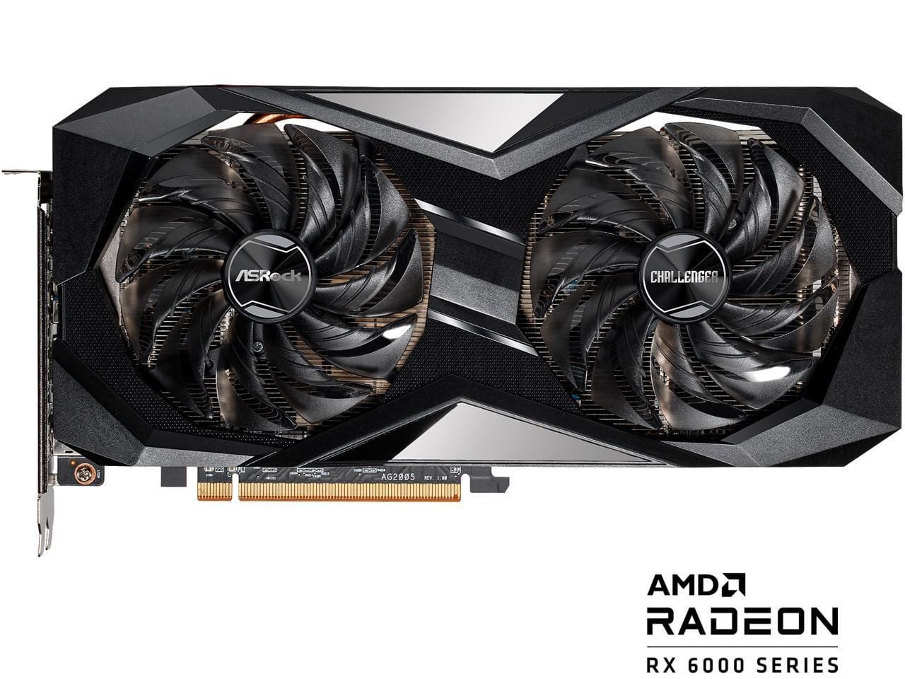 The ASRock Radeon RX 6700 XT Challenger D Gaming (Image via Newegg)