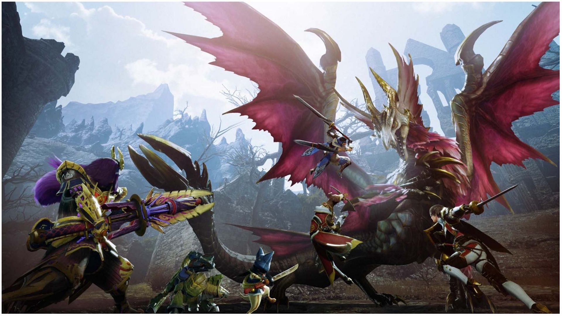 Monster Hunter Rise is a spectacular fantasy RPG to get into (Image via Capcom)