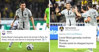 Twitter explodes as Lionel Messi assists Kylian Mbappe twice to help PSG cruise to 3-0 win over 10-man Nantes