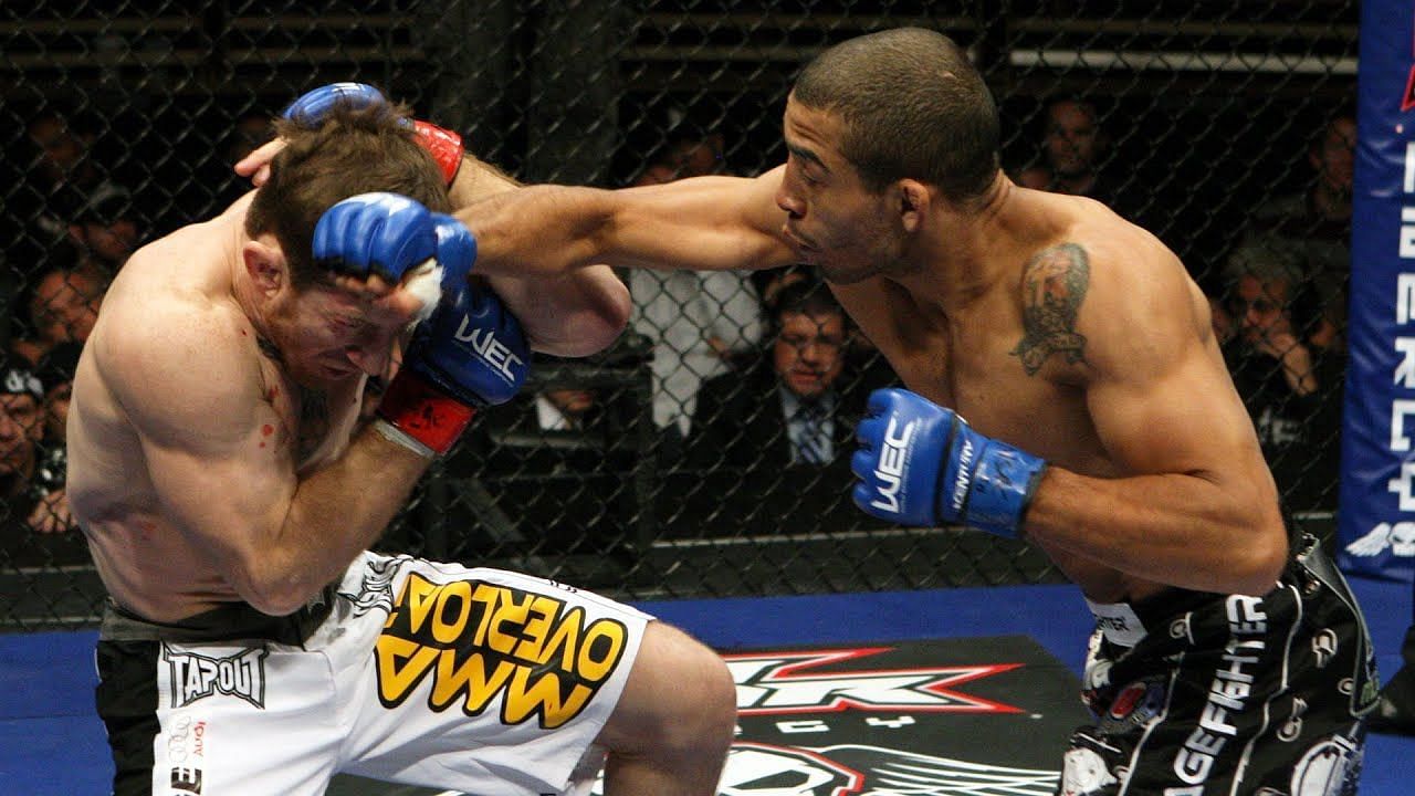 Jose Aldo dominated Mike Brown to win gold in the WEC in 2009