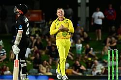 [Watch] Kane Williamson misses juicy full-toss and gets out in hilarious fashion to Australia's Adam Zampa