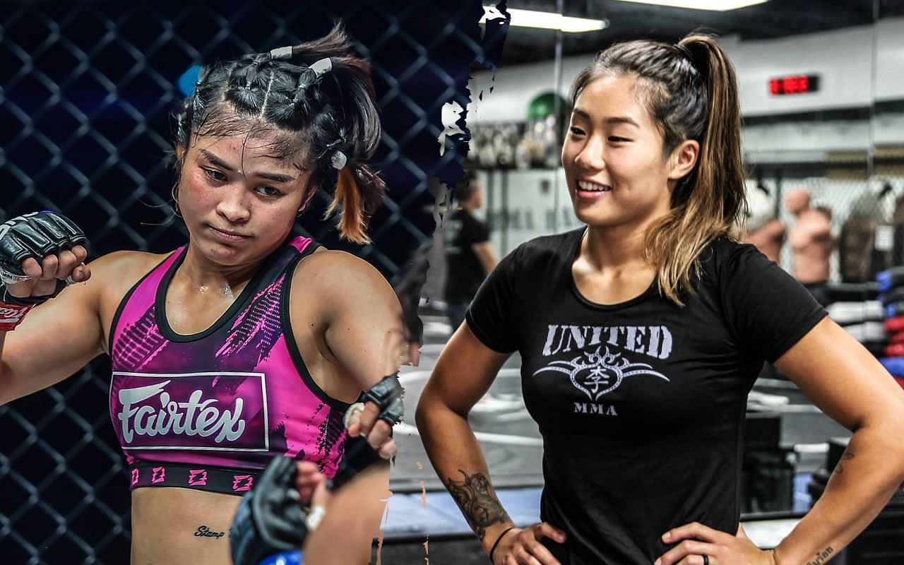 Stamp Fairtex (left) and Angela Lee (right) [Photo Credits: ONE Championship]