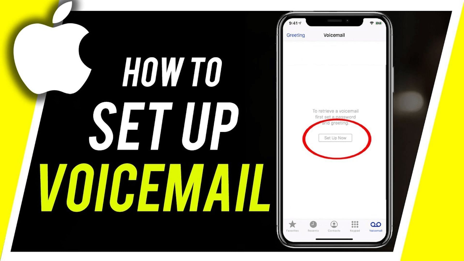 How to setup voicemail on iPhone 14(image via Youtube@Howinfinity)