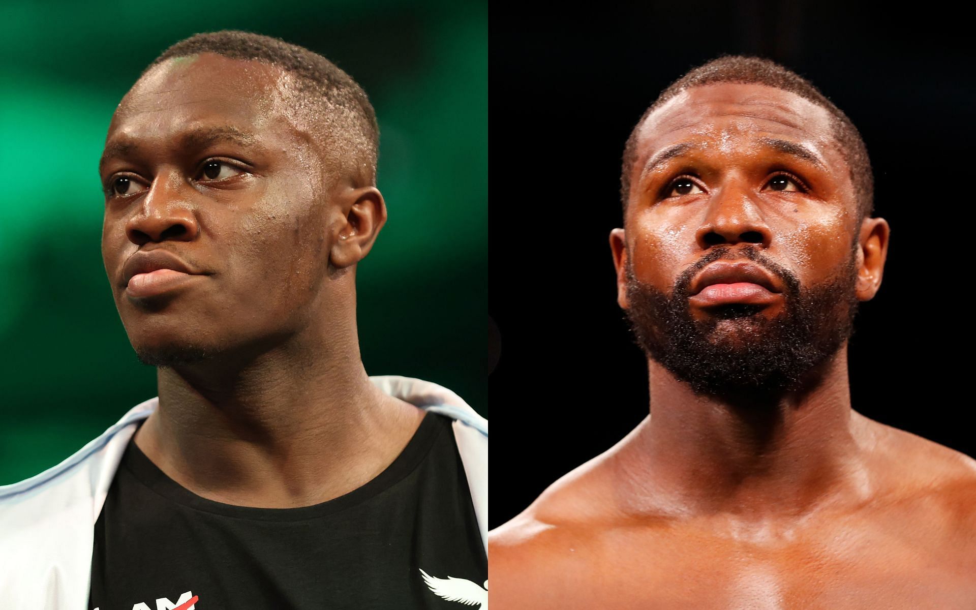 Deji (left) and Floyd Mayweather (right) (Image credits Getty Images)