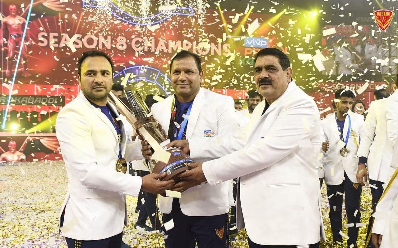 Dabang Delhi KC are defending champions of Pro Kabaddi 2022 (Image: Dabang Delhi KC)