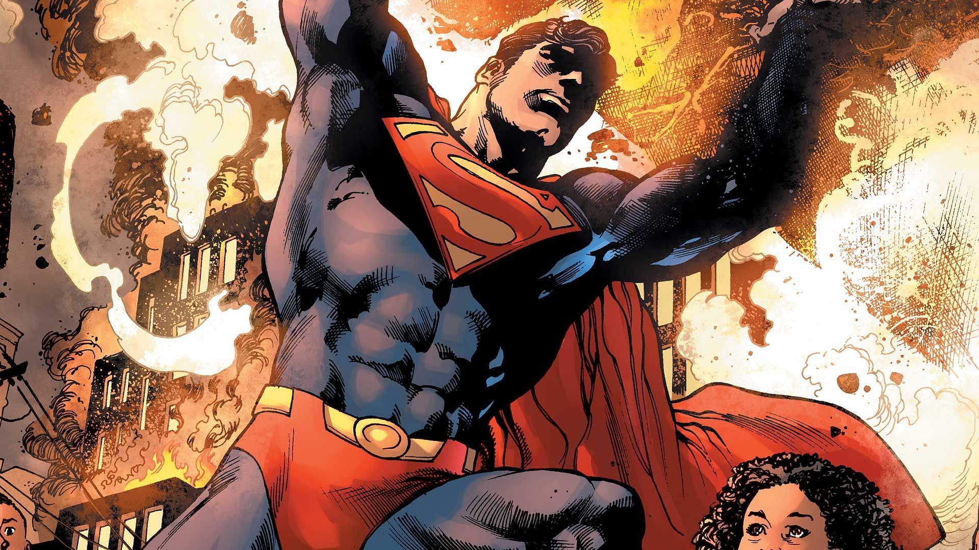 Superman saving civilians (Image via DC Comics)