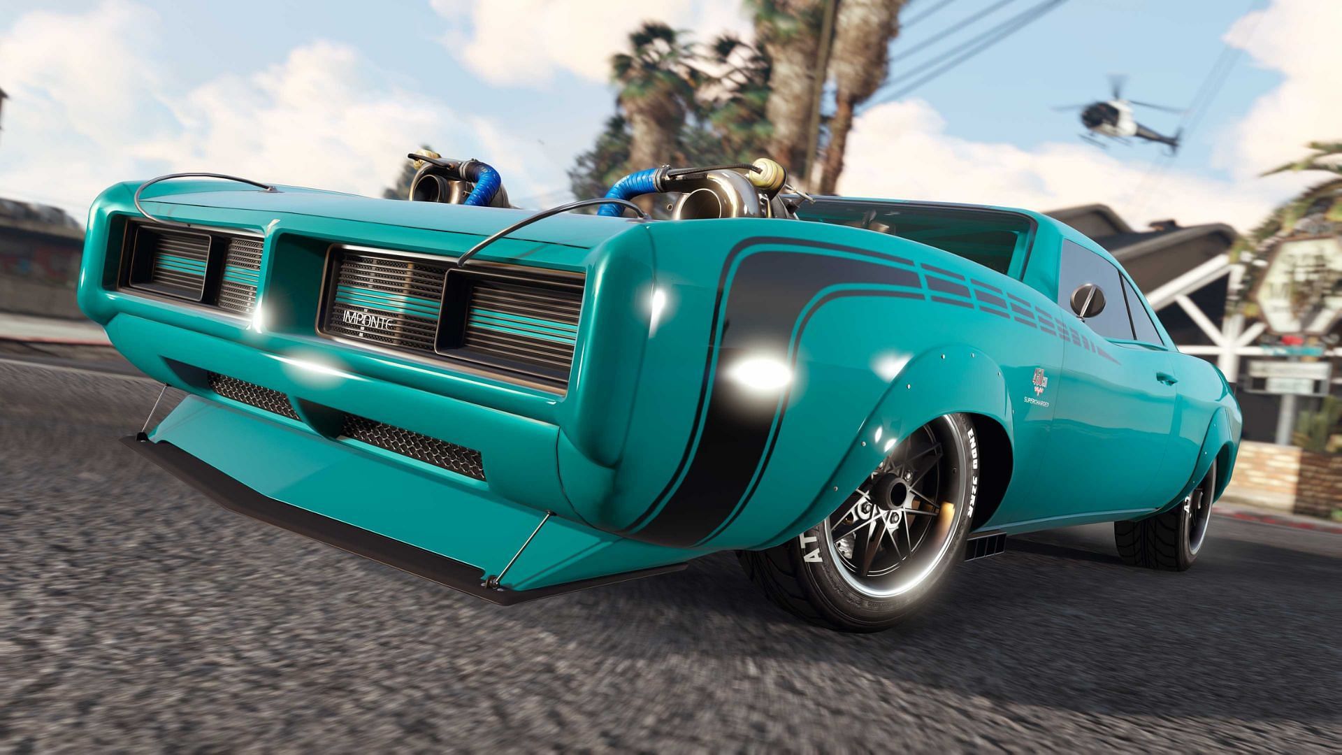 A brief comparison between the Beater Dukes and Dukes in GTA Online (Image via Rockstar Games)