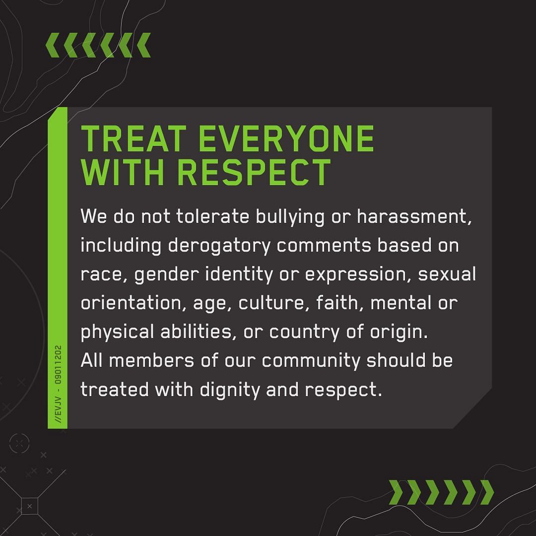 Treat everyone with respect (Image via Twitter/@CallofDuty)