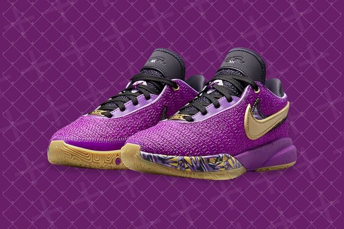 Nike LeBron 20 GS Vivid Purple Pays Tribute to the Lakers for Upcoming  October Release