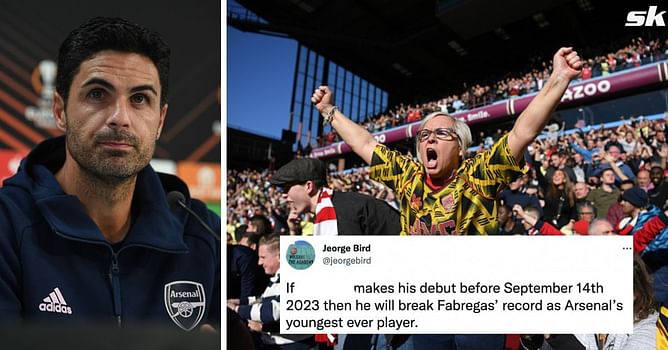 "He wasn’t born when the Emirates Stadium opened in 2006" - Arsenal fans blown away as 15-year-old is named on the bench for Premier League clash against Brentford