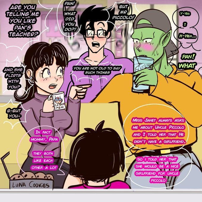 Dragon Ball Piccolo and Pan’s teacher is now the oddest fanship to exist