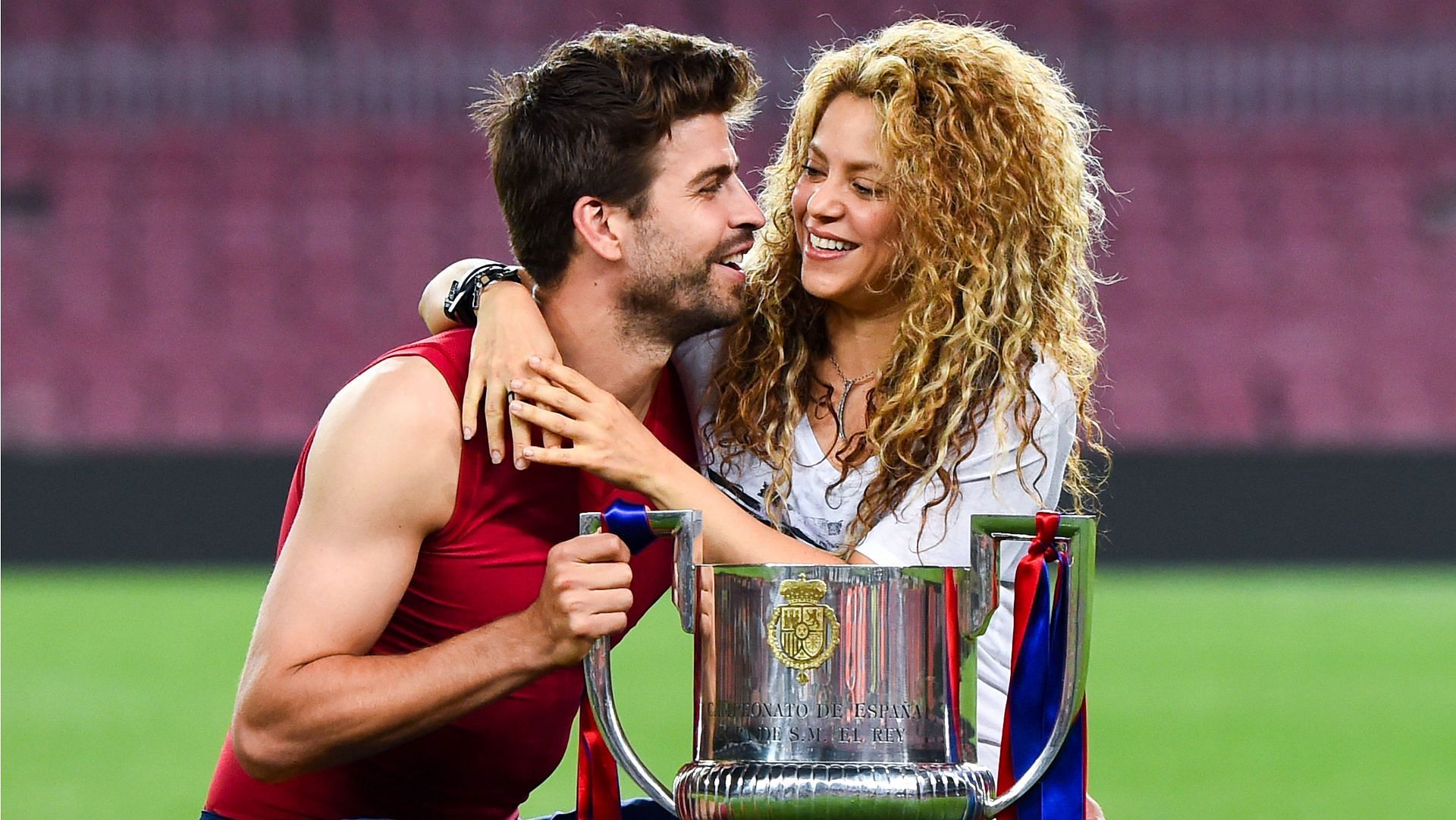 Shakira and Gerard Pique share two sons together. (Photo via David Ramos/Getty)