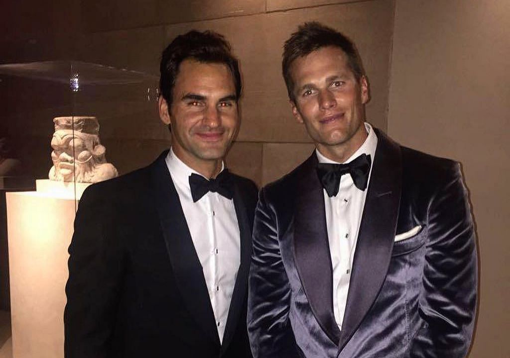 Roger Federer and Tom Brady | Image Credit: Roger Federer/Instagram