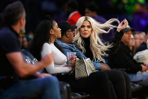 Khloe Kardashian supported Tristan Thompson at games during their relationship.