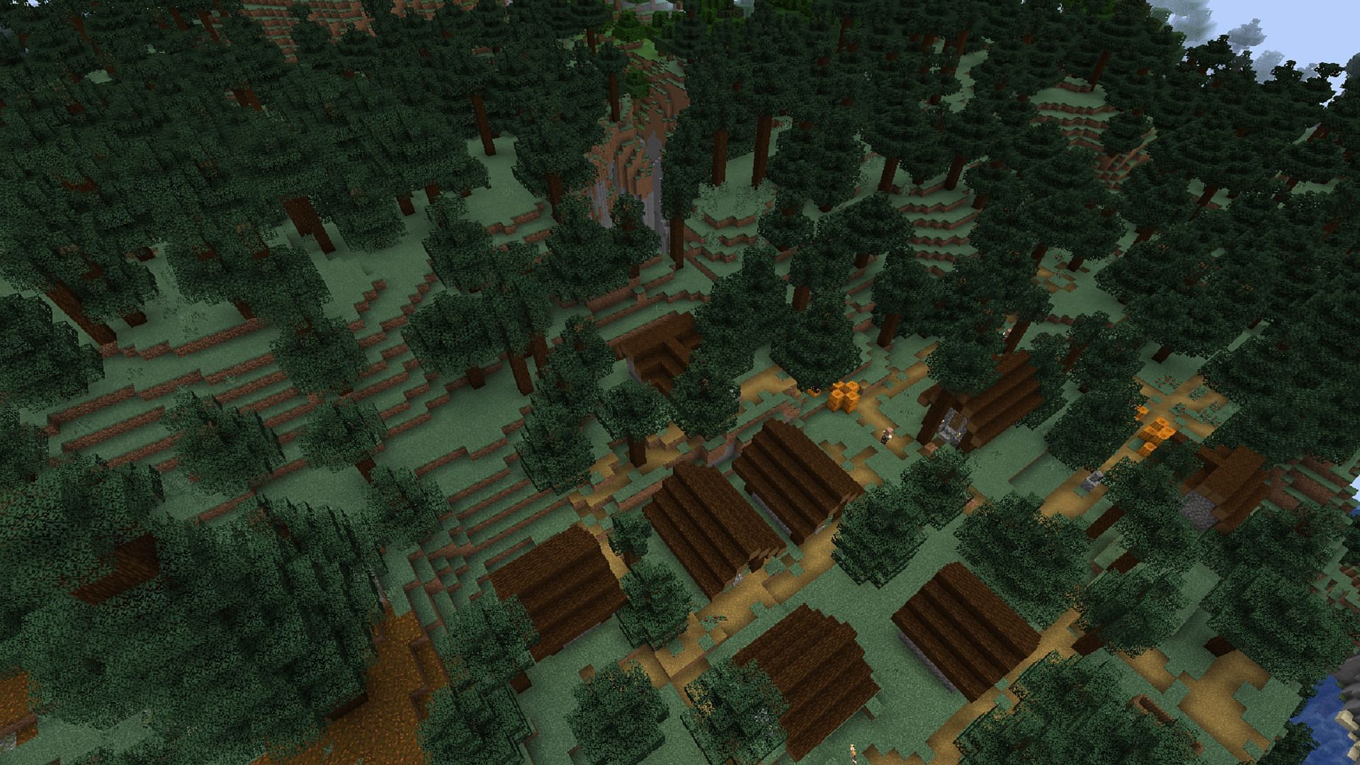 This seed&#039;s ravines contain a dark secret (Image via Mojang)