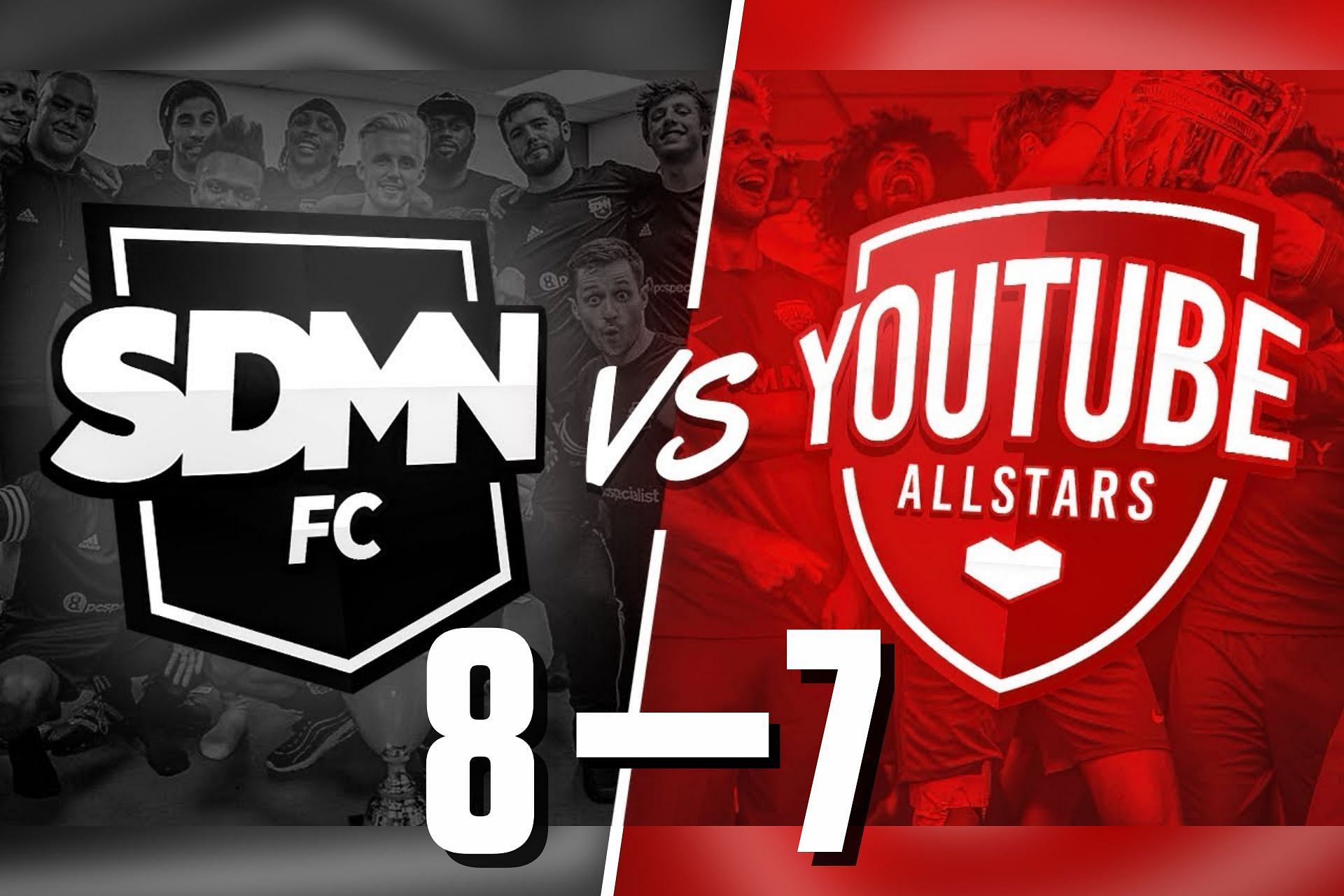 Sidemen FC defeat YouTube All-Stars (Image via Sportskeeda)
