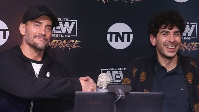 "Tends to wander badly when public speaking" - WWE veteran explains why Tony Khan announced CM Punk's AEW World Championship vacancy in a pre-taped announcement