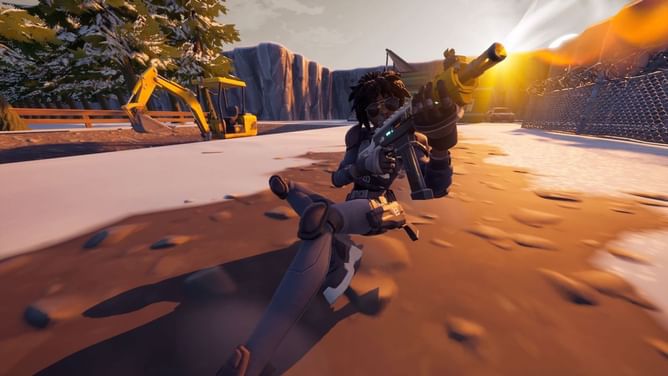Fortnite: How to slide for 50 meters continuously