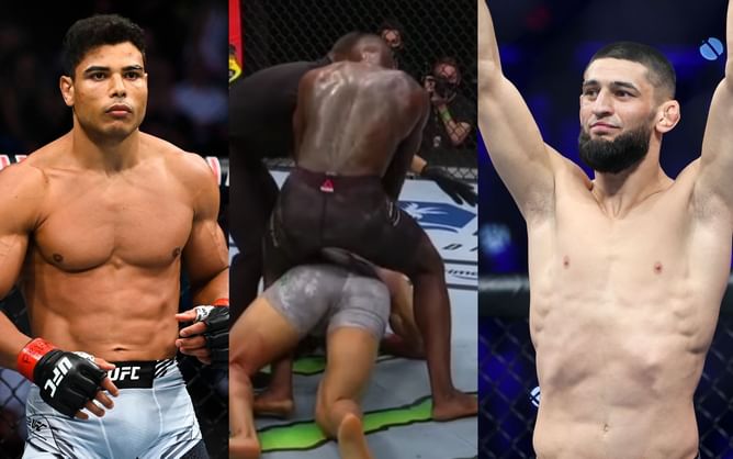"You don't need to call somebody to help you" - Paulo Costa addresses Khamzat Chimaev bringing up Israel Adesanya's post-fight humping celebration