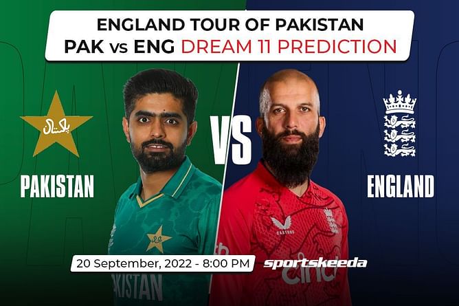 PAK vs ENG Dream11 Prediction: Fantasy Cricket Tips, Today's Playing 11, Player Stats, Pitch Report for 1st T20I