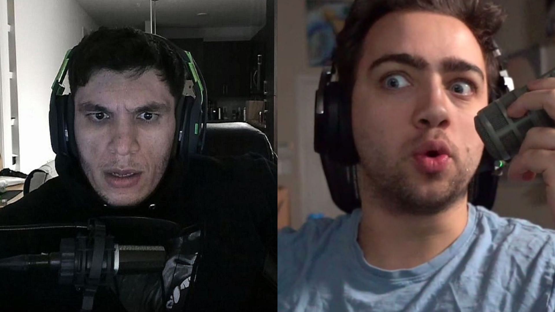 Mizkif and TrainwrecksTV feud on Twitter (Image via Sportskeeda)