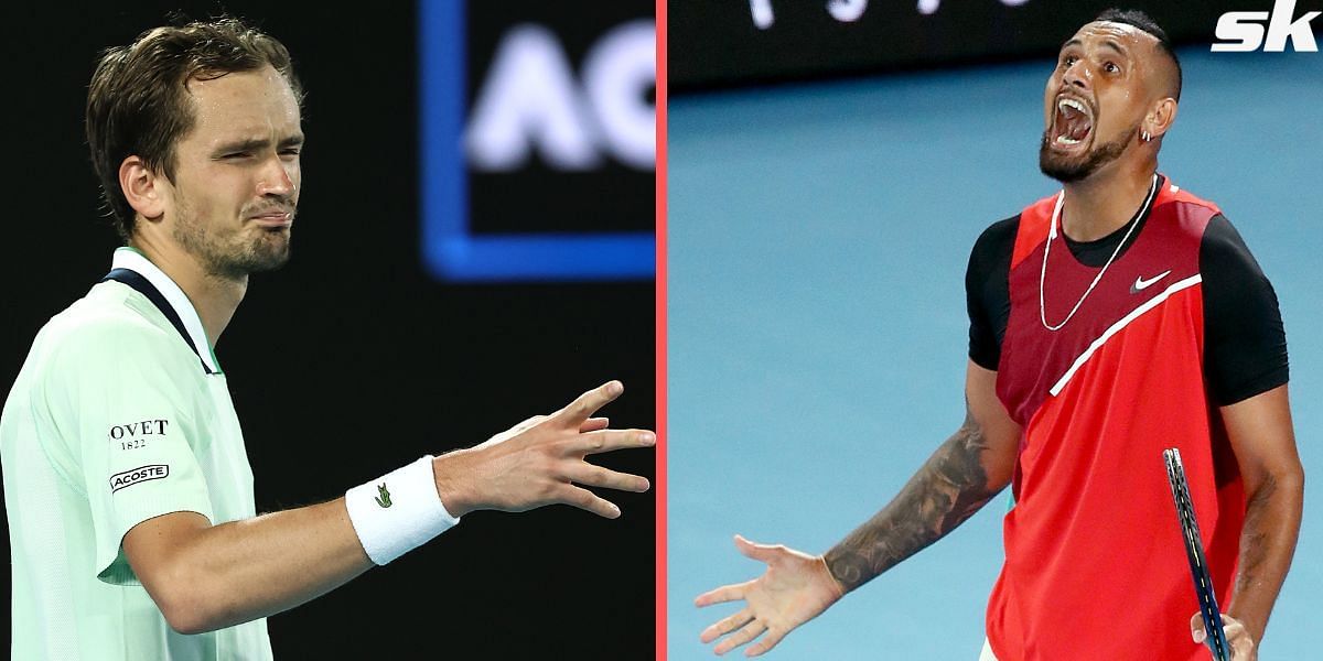 Nick Kyrgios faces Daniil Mevdevev in the 2022 US Open fourth round.