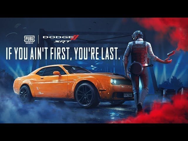 PUBG Mobile X Dodge Collaboration Officially Announced