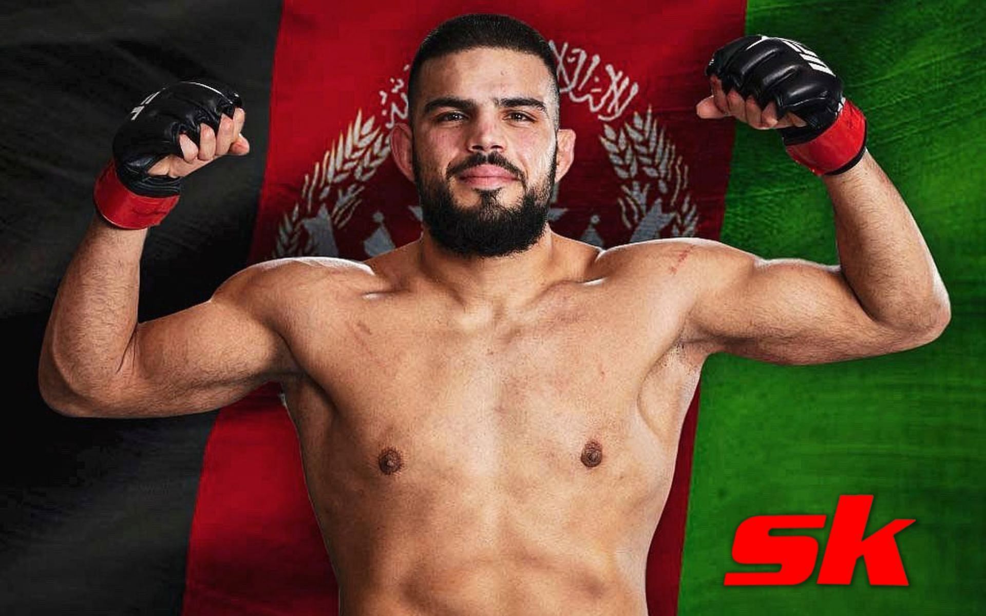 Nasrat Haqparast hopes he can represent his country in the future [Image via @nasrat_mma on Instagram]