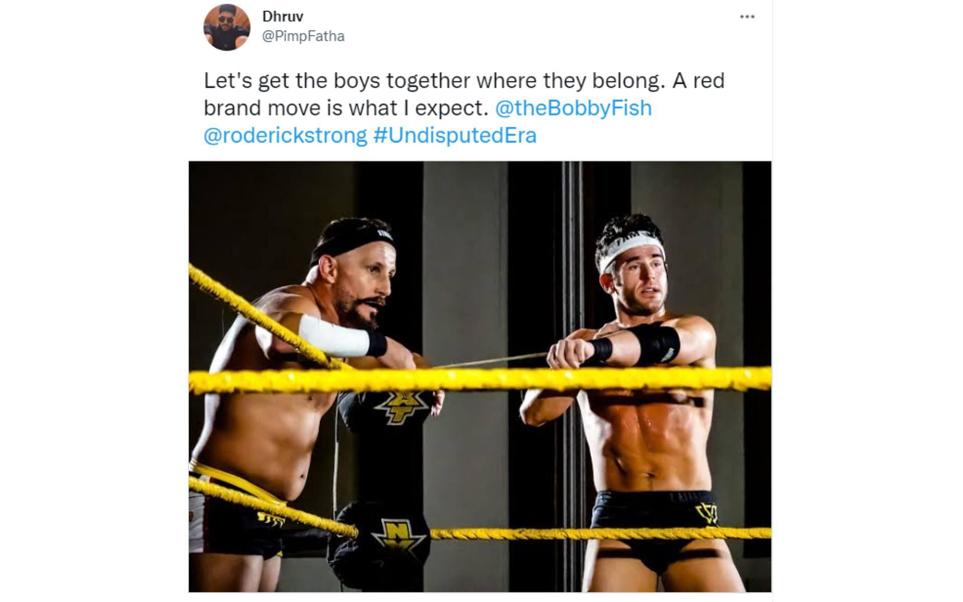 Bobby Fish was a member of an NXT faction
