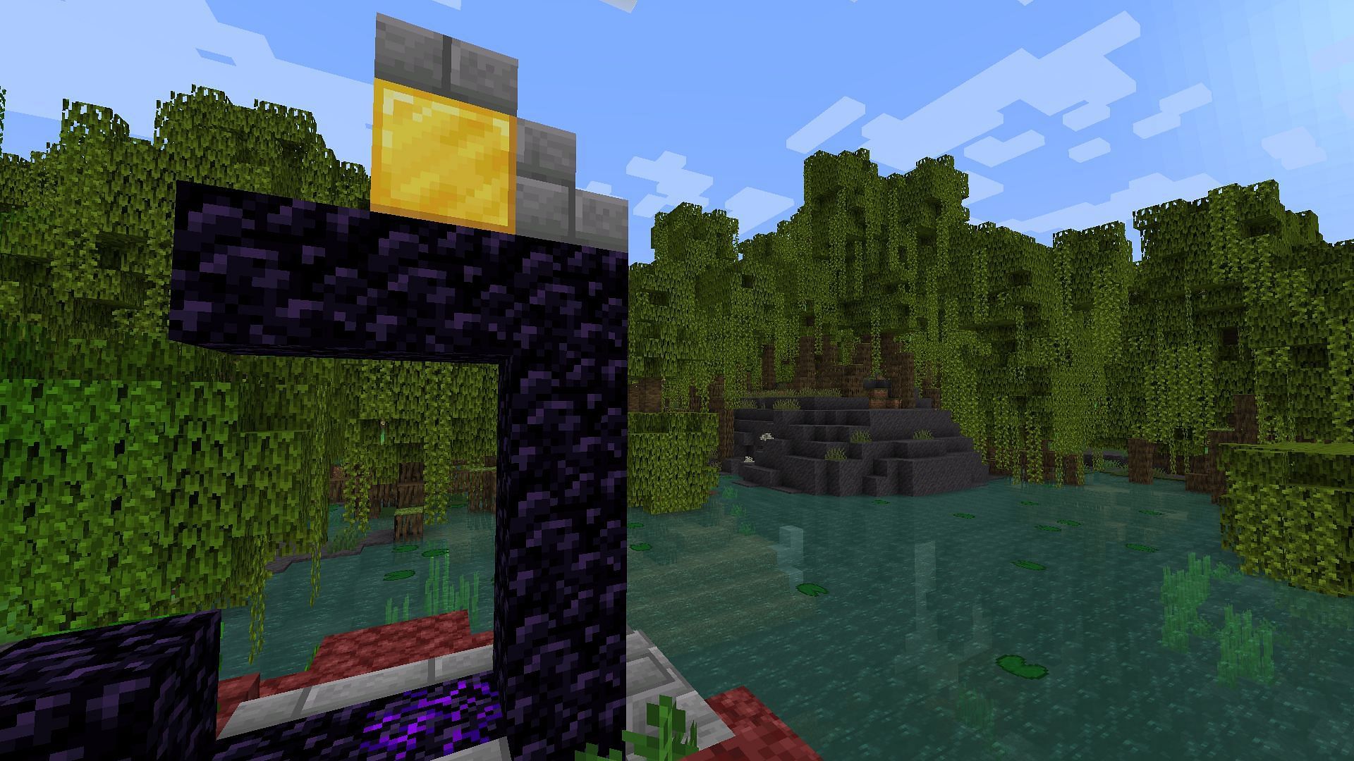 Players spawn at the edge of Jungle and Mangrove Swamp biome in Minecraft (Image via Mojang)