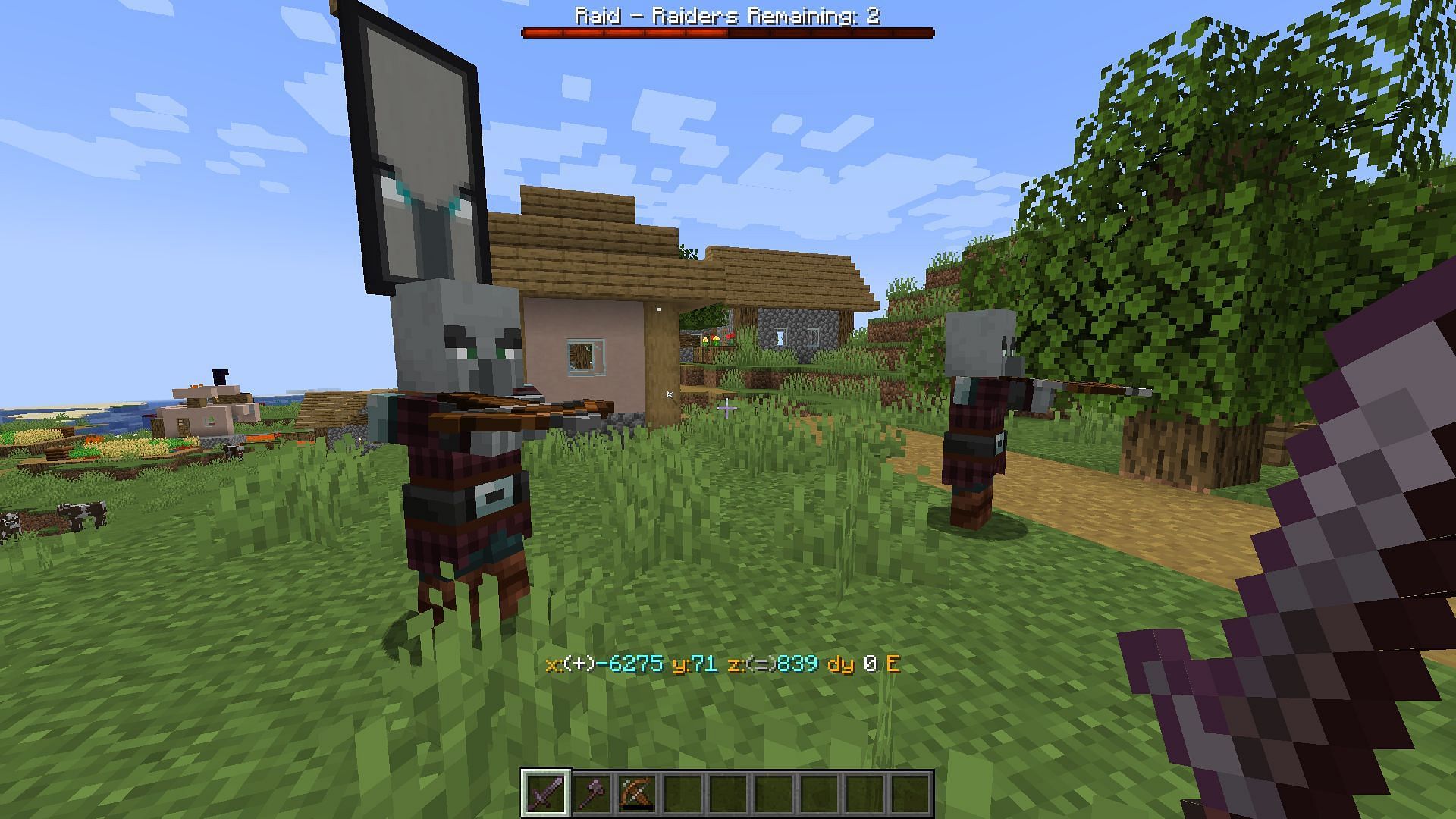 If players kill the pillager captain, they will get &#039;Bad Omen&#039; effect in Minecraft (Image via Mojang)