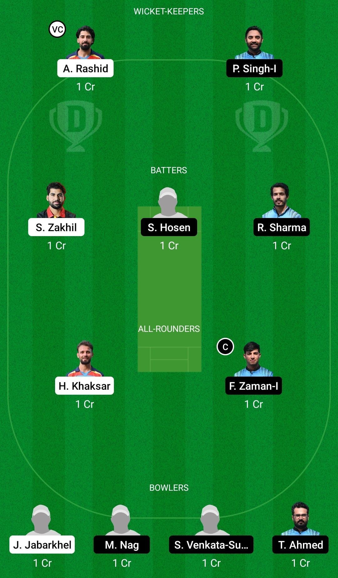 BEV vs STRC Dream11 Prediction Team, Grand League