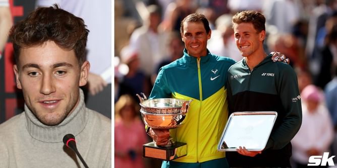 "Impossible task I think for any player, I'm happy that it's not Rafa on clay" - Casper Ruud relieved at not facing Rafael Nadal in 2022 US Open final