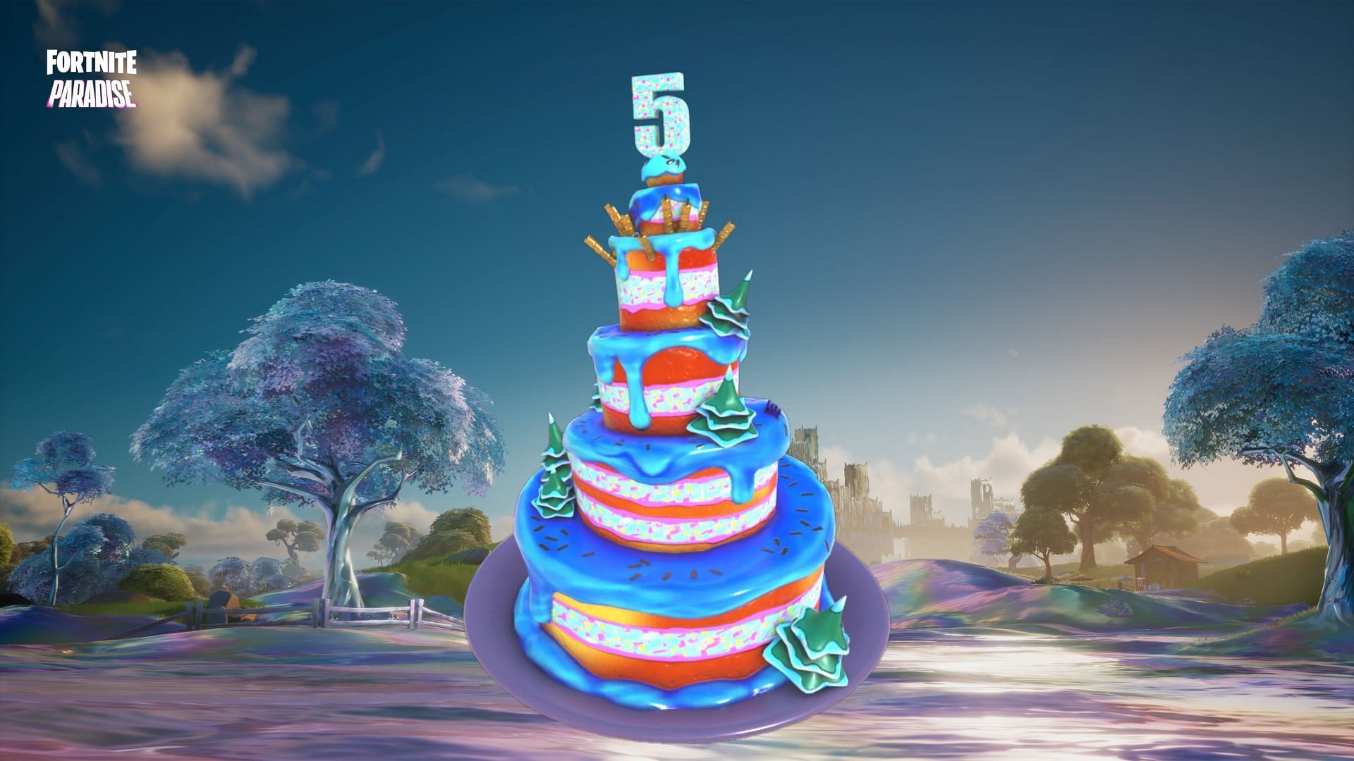 Happy Birthday fifth birthday Fortnite! (Image via Epic Games/Fortnite)